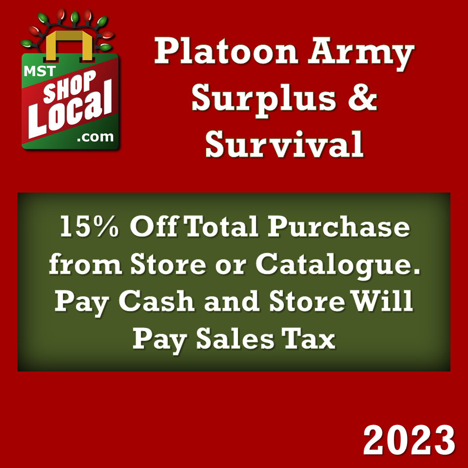 Platoon Army Surplus | mstShopLocal.com
